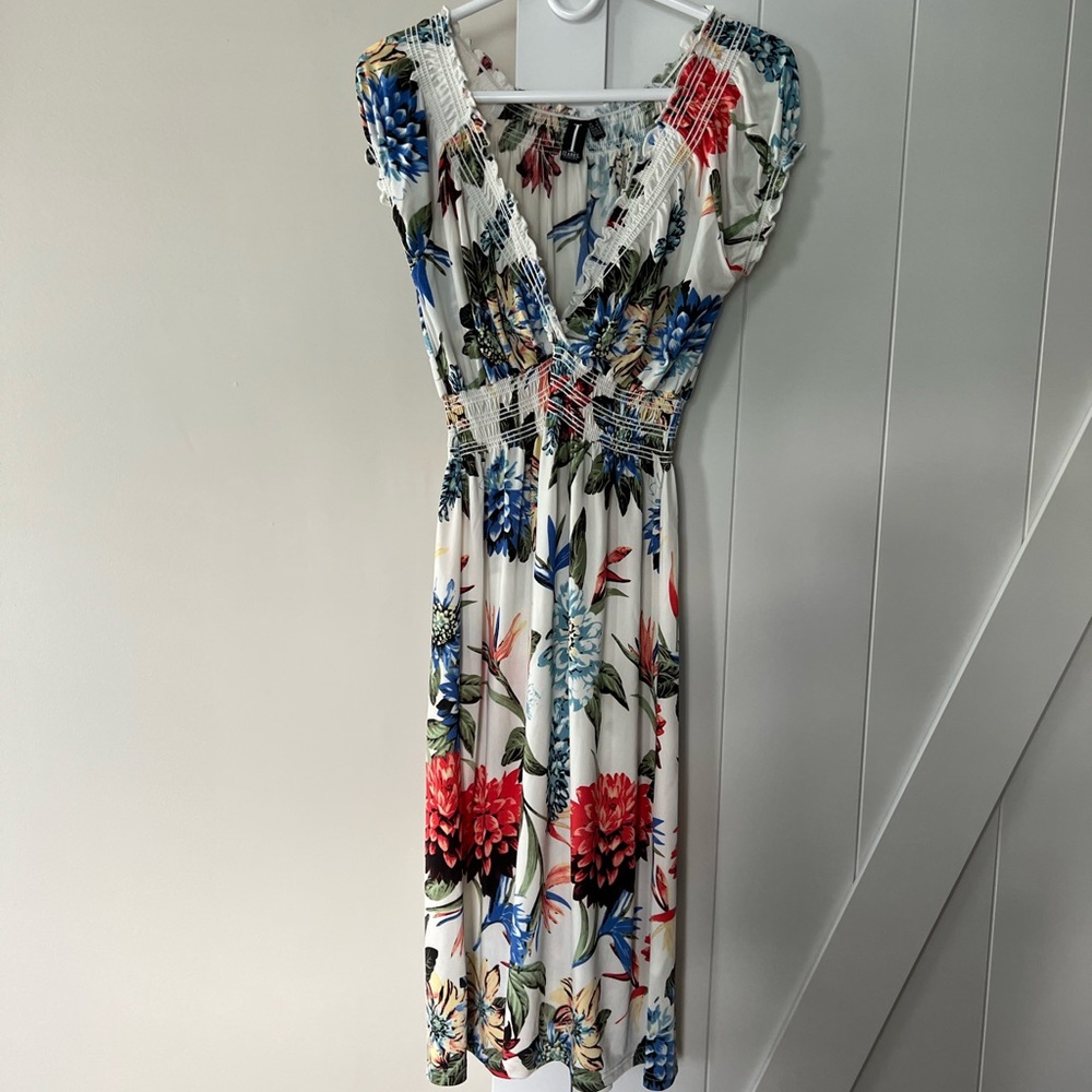 Midi floral dress size 8